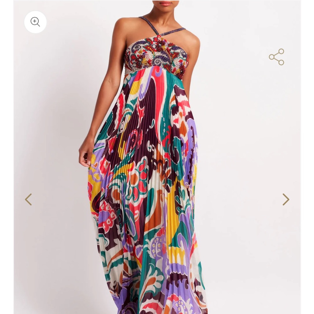 PatBO ‘Daydreamer’ Pleated Maxi Dress Sz. 2